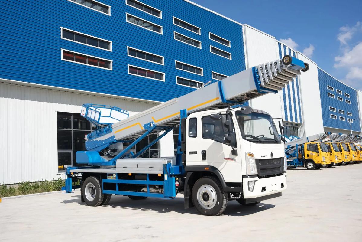 温州洞头出租云梯车高空作业车 建筑垃圾搬运